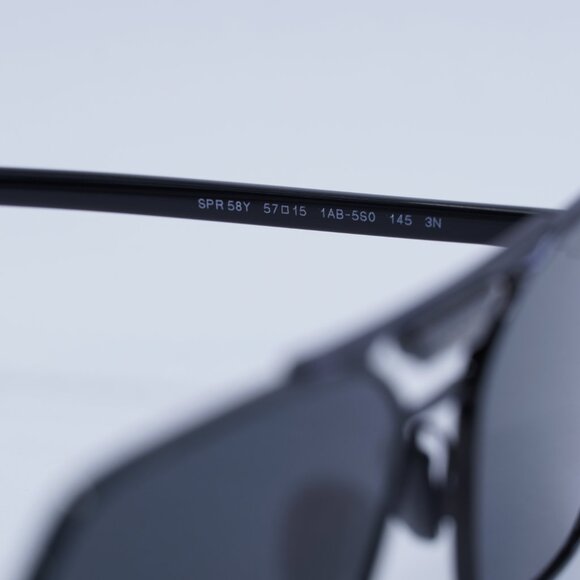 🕶️ New Prada PR58YS 1AB5S0 Sunglasses - Black Frame, Dark Grey Lenses - Picture 8 of 11